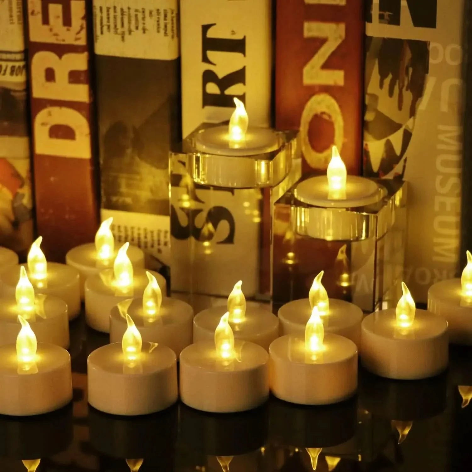 GlowSafe – Battery-Operated LED Tea Lights for Elegant Ambiance