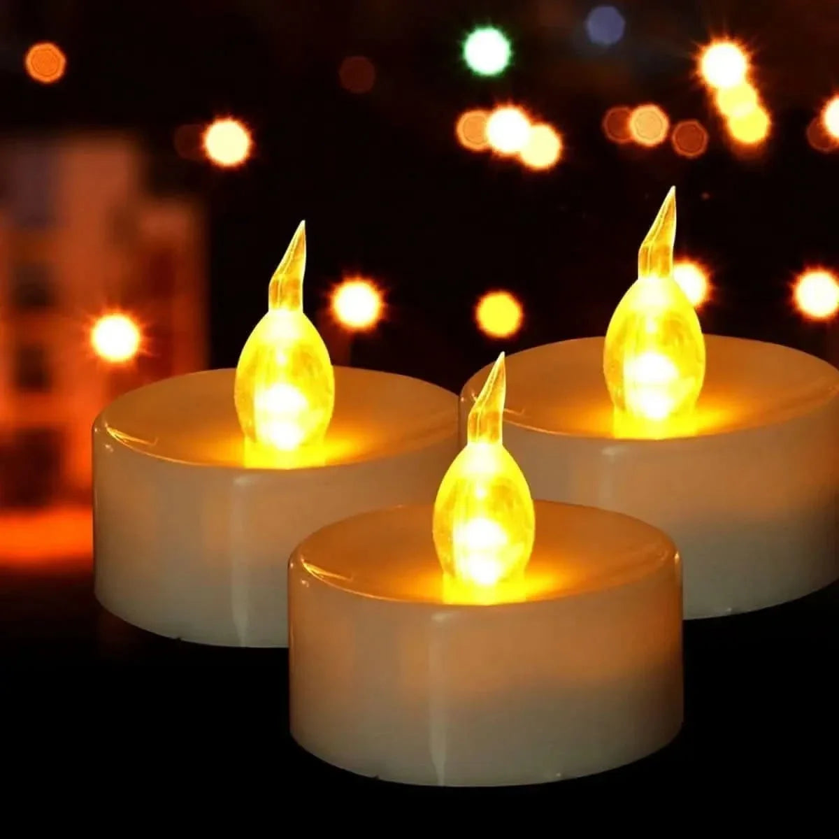 GlowSafe – Battery-Operated LED Tea Lights for Elegant Ambiance