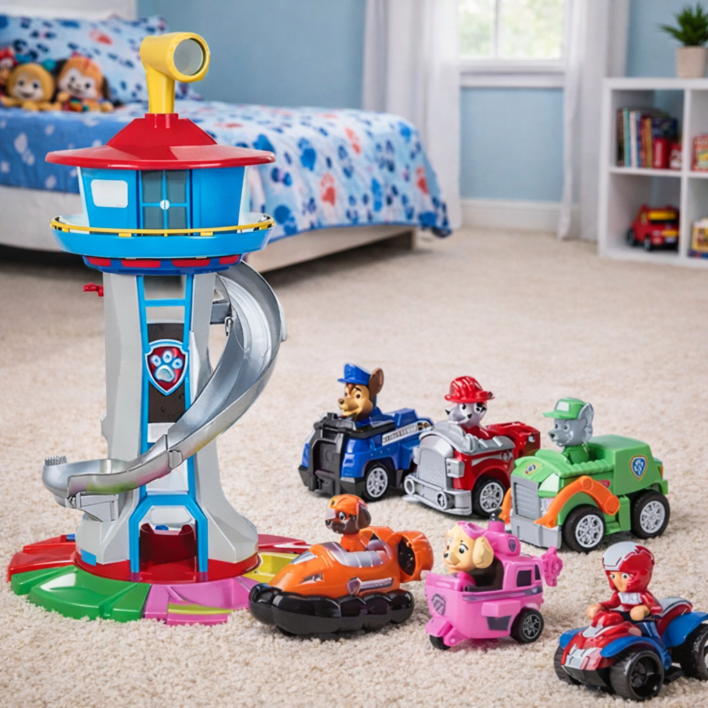 Imaginative Adventure | Kids Car Track Set with Slide and Motion