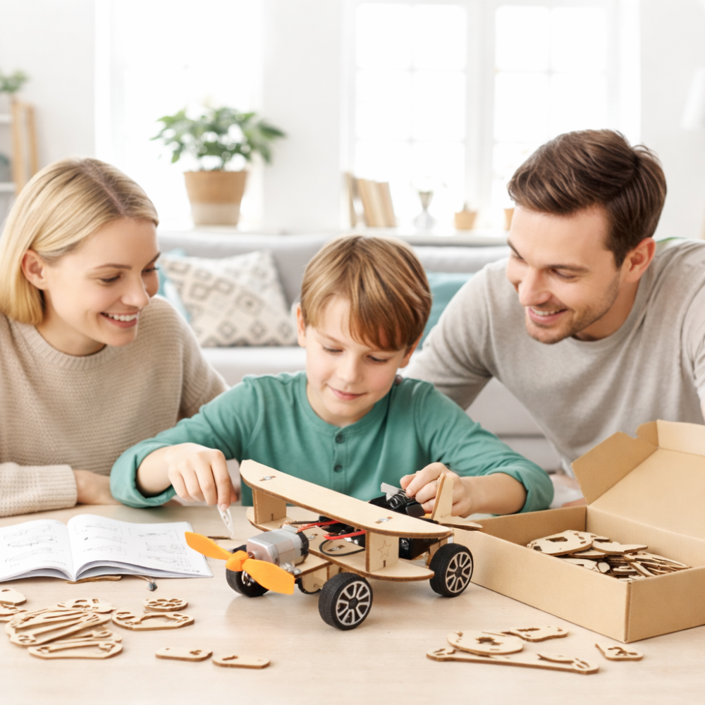 Build & Play | Engaging Wooden Car Crafting Set for Kids