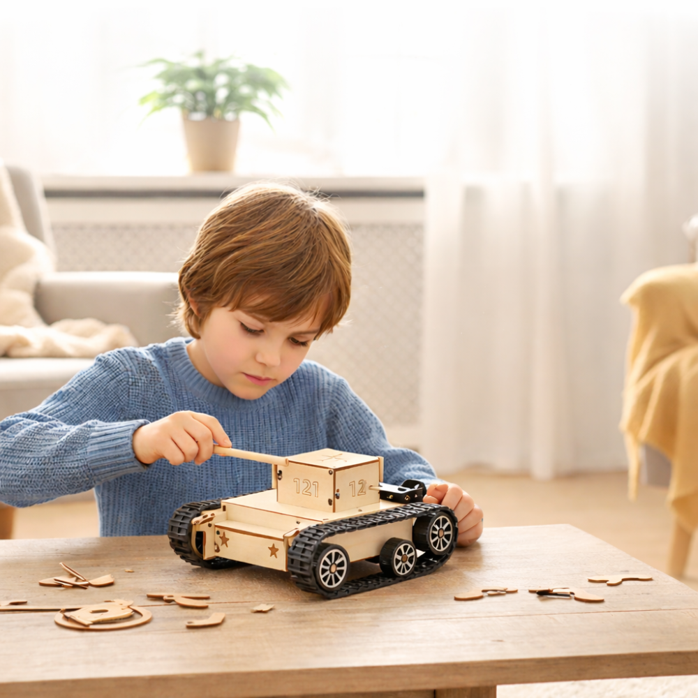 Build & Play | Engaging Wooden Car Crafting Set for Kids