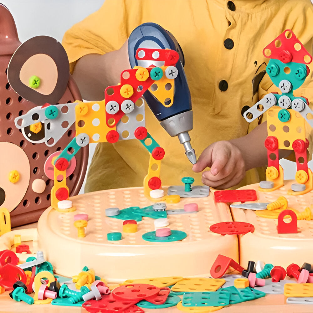 Inspire Imagination | Kids' Building Kit with Electric Tool