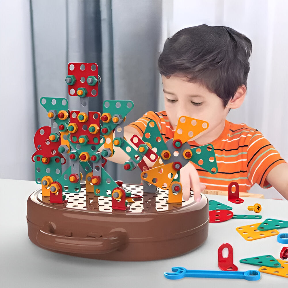 Inspire Imagination | Kids' Building Kit with Electric Tool