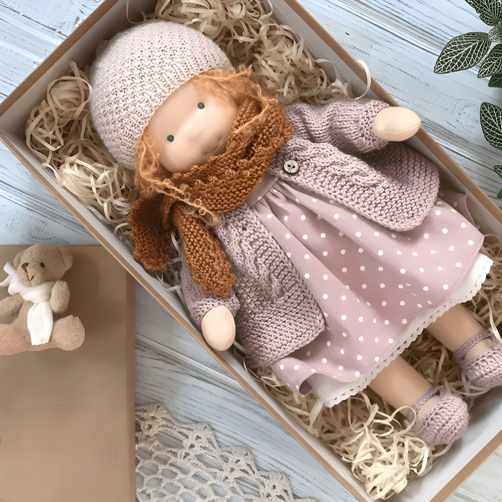 Charming Cotton Doll Companion | Thoughtful Gift for Kids