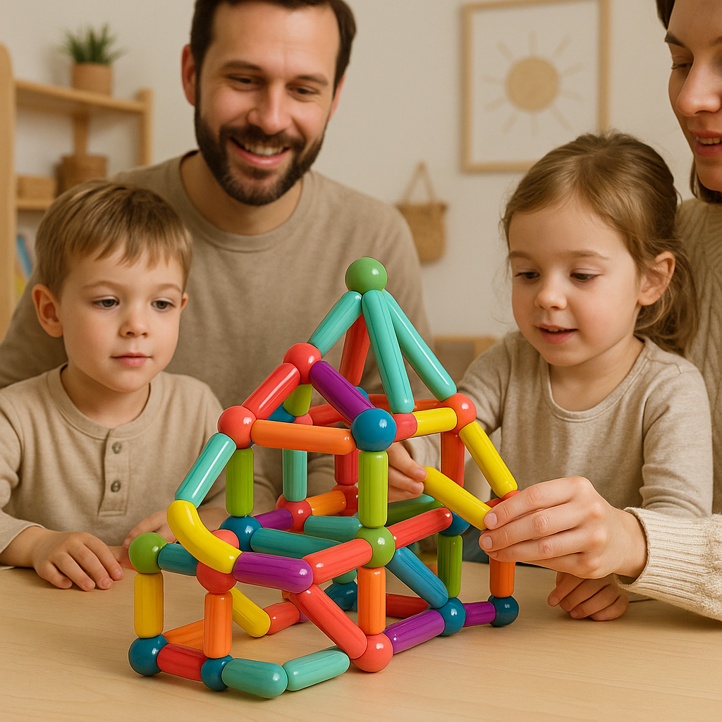 Inspire Imagination | Magnetic Construction Set for Kids