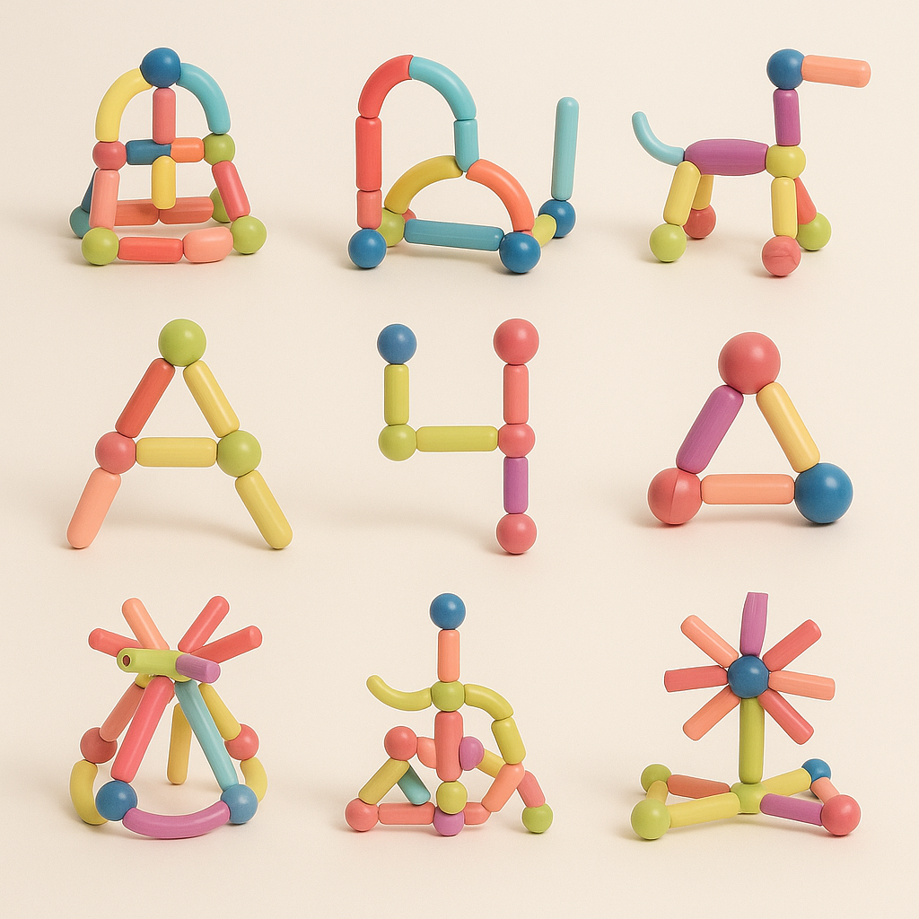 Inspire Imagination | Magnetic Construction Set for Kids