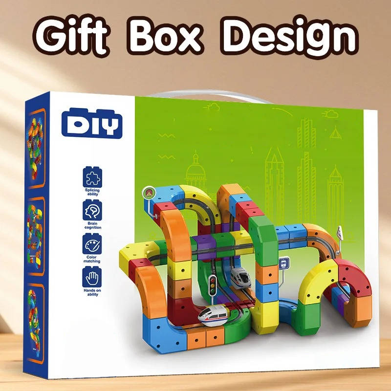 Magnetic Adventure Train Set | Rechargeable Track Toy for Kids
