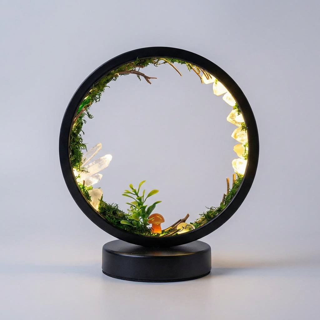 Ambient Lamp with Crystal Accents