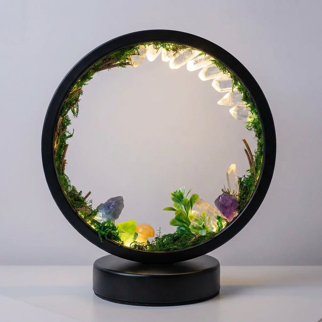 Ambient Lamp with Crystal Accents