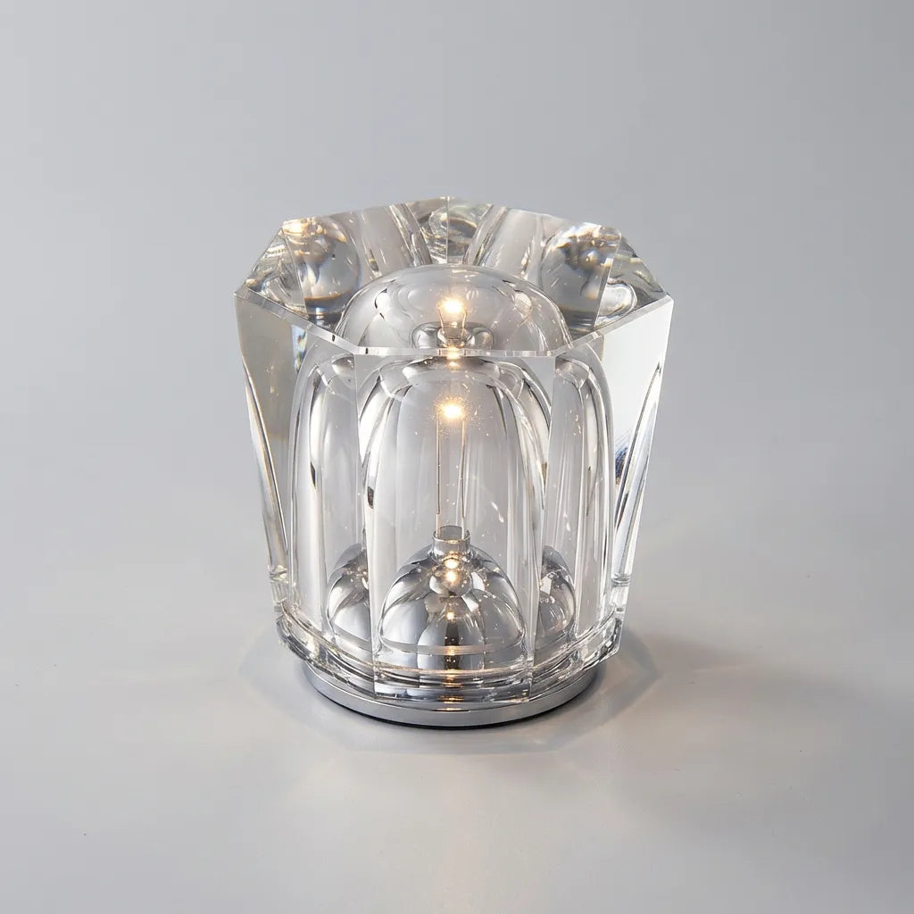 Elegant Crystal Table Lamp for Bedroom