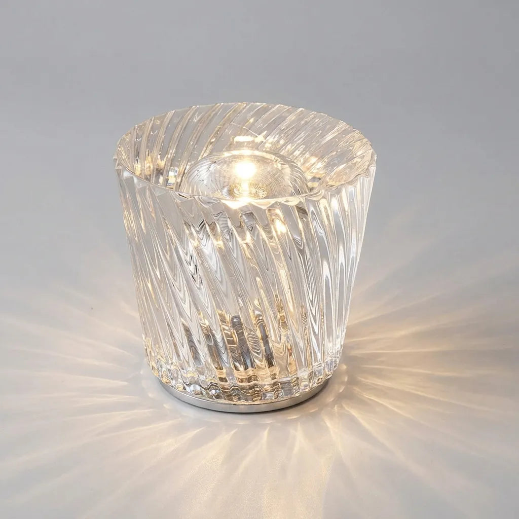 Elegant Crystal Table Lamp for Bedroom
