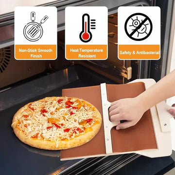 Essential Pizza Transfer Tool | Ergonomic Sliding Peel for Home Chefs