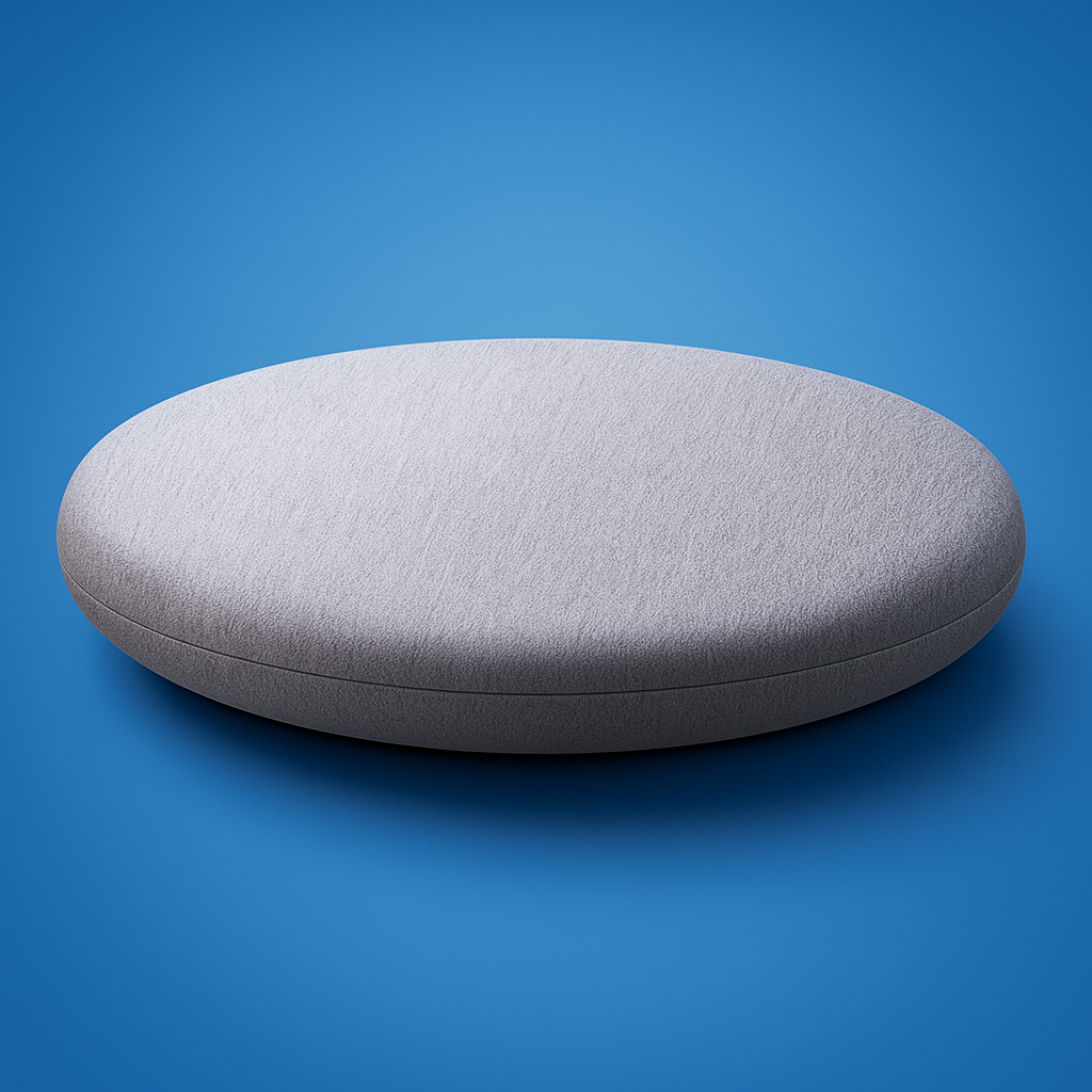 ErgoComfort Memory Foam Seat Cushion with Washable Cover