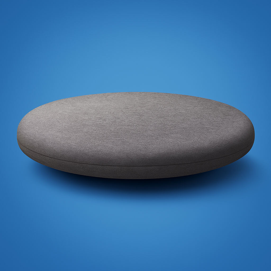 ErgoComfort Memory Foam Seat Cushion with Washable Cover