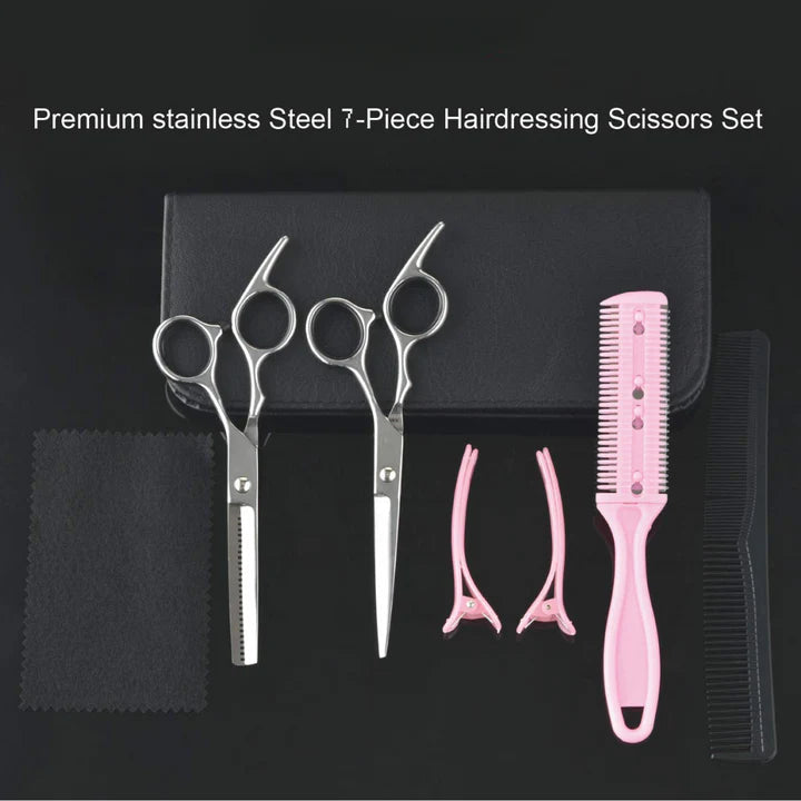 Professional Hair Cutting and Thinning Scissors Duo