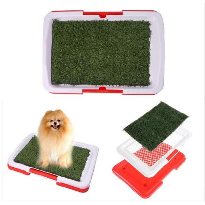 Indoor/Outdoor Pet Relief Station with Easy Clean Design