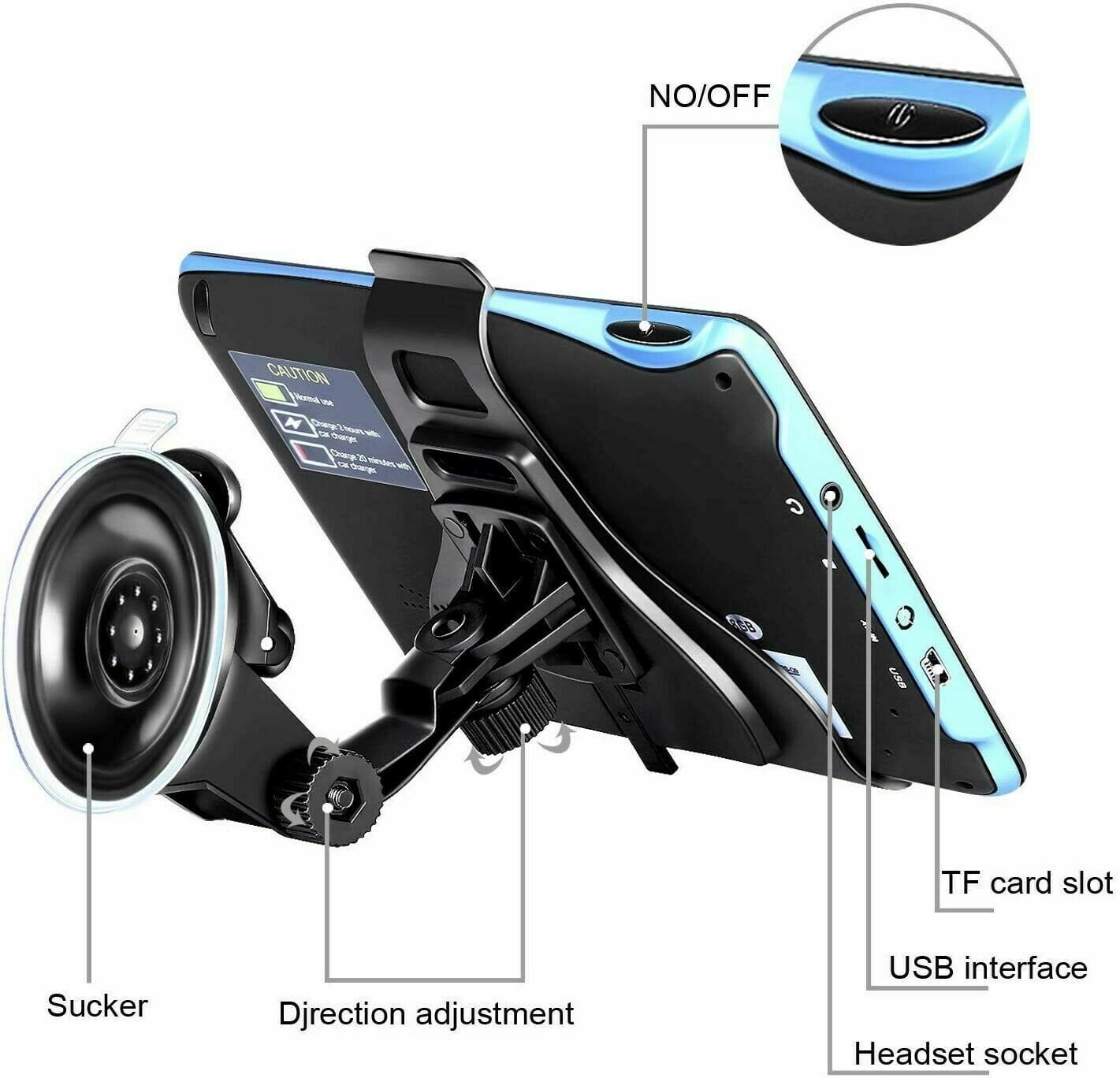7-Inch Smart GPS Navigator for Cars and Trucks