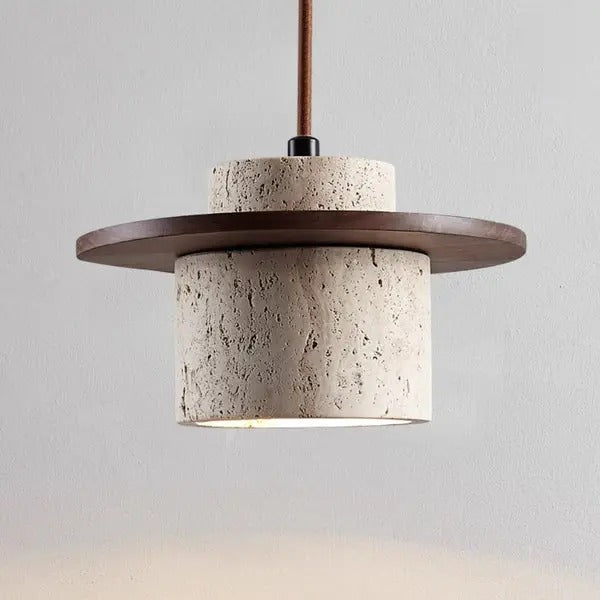 Sculpted Stone Pendant Light for Ambient Elegance