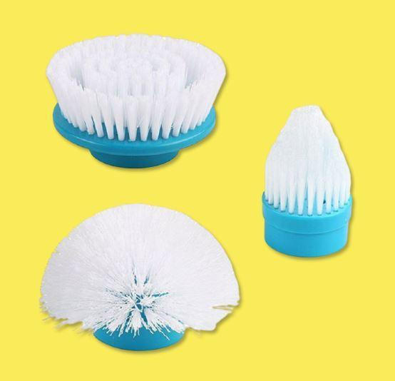 Rechargeable Spin Cleaning Brush with Adjustable Handle