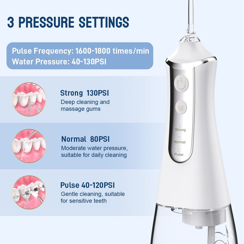 Ultimate Oral Care Water Flosser with Rechargeable Battery