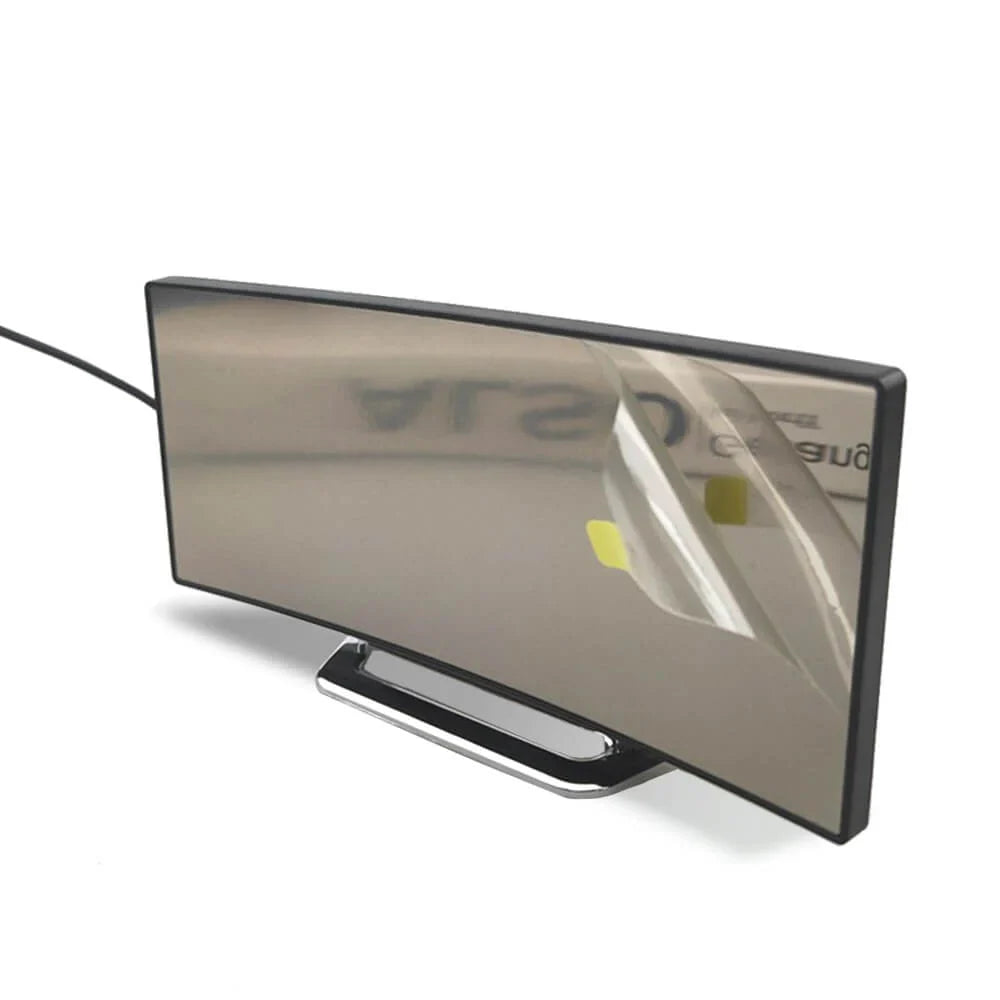 Sleek LED Alarm Clock with Mirror Screen and USB Port