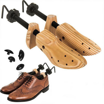 Customizable Wooden Shoe Support Trees for Long-Lasting Care