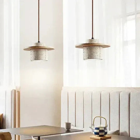 Sculpted Stone Pendant Light for Ambient Elegance