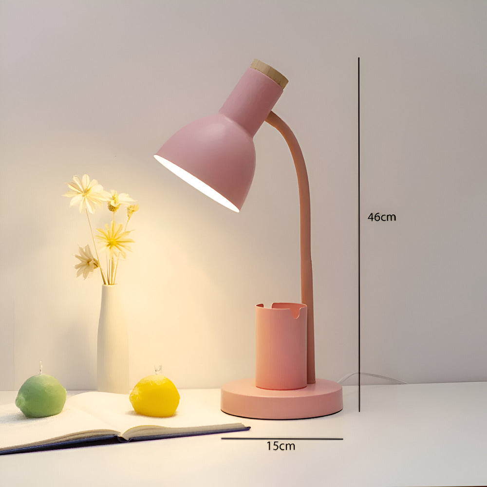 Sleek Modern LED Desk Lamp with Convenient Storage