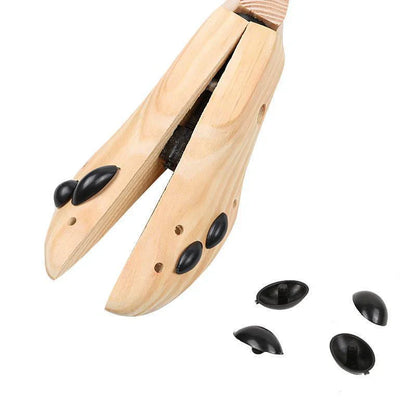 Customizable Wooden Shoe Support Trees for Long-Lasting Care