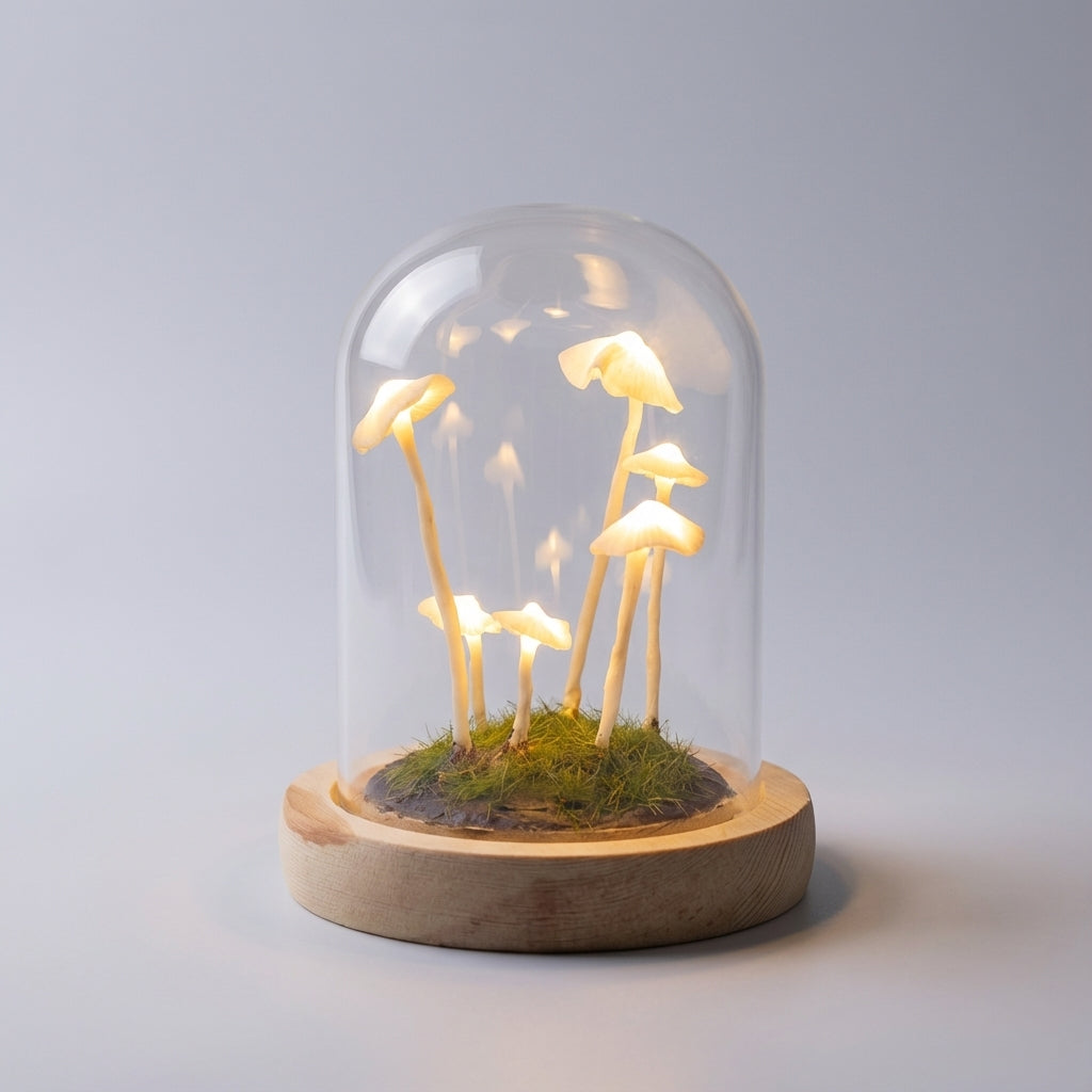 DIY Lamp Kit for Tabletop Use - Mushroom Design