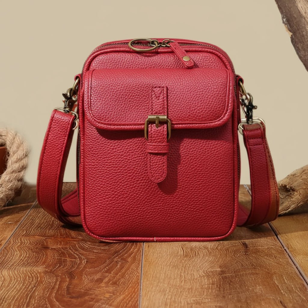 SecureStyle | Sleek Crossbody Bag with Customizable Strap & Ample Space