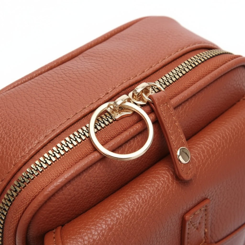 SecureStyle | Sleek Crossbody Bag with Customizable Strap & Ample Space