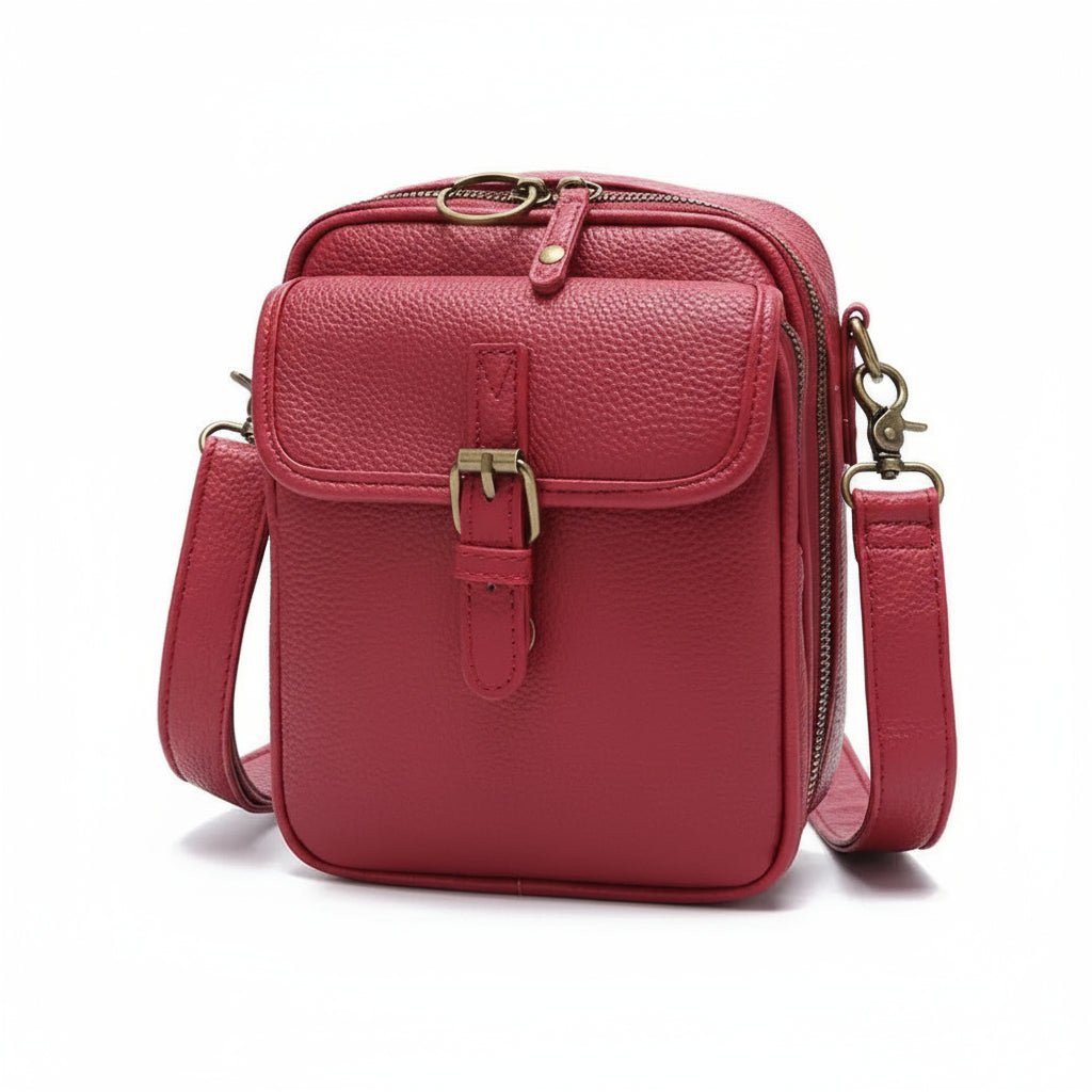 SecureStyle | Sleek Crossbody Bag with Customizable Strap & Ample Space