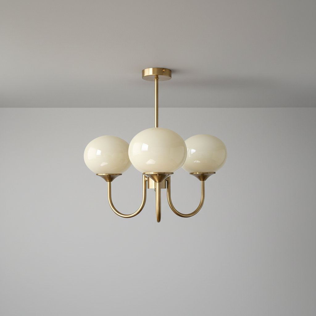 Gold Metal Ceiling Light Fixture