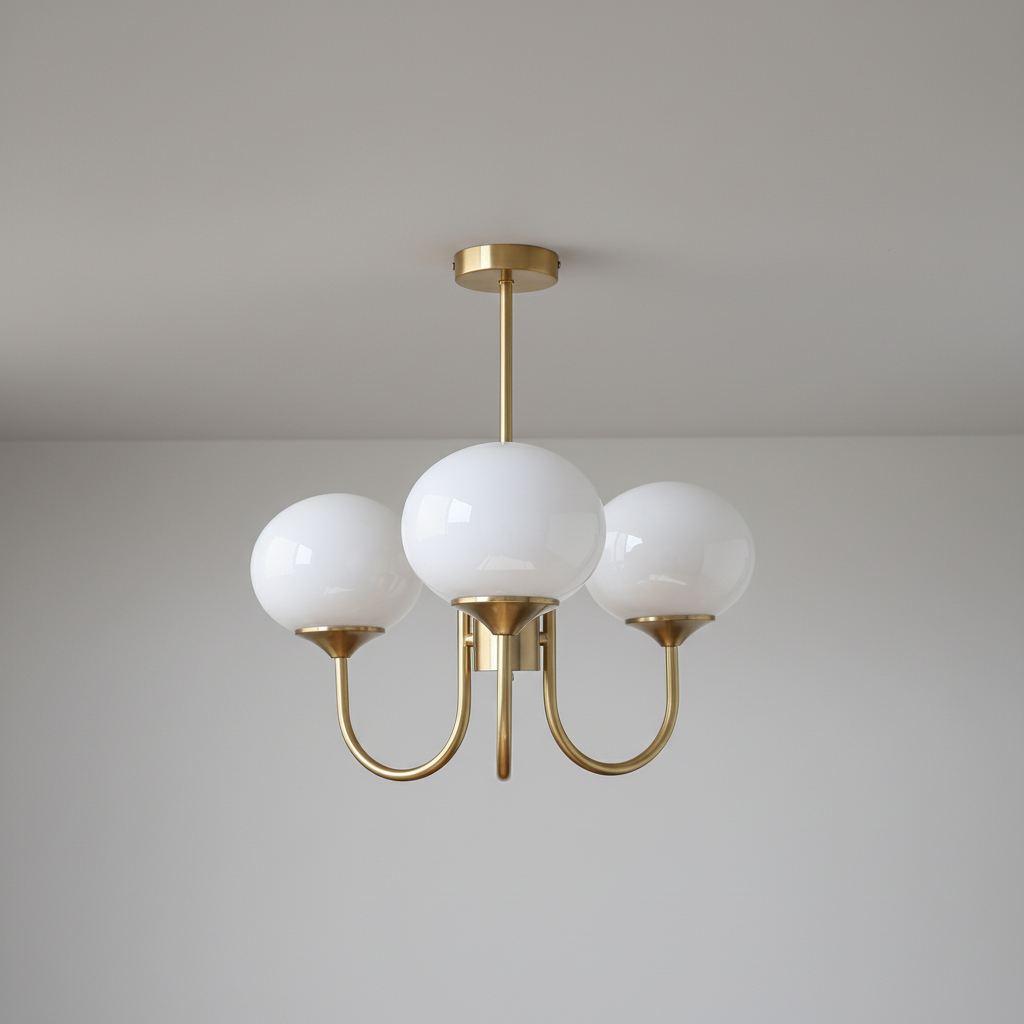 Gold Metal Ceiling Light Fixture