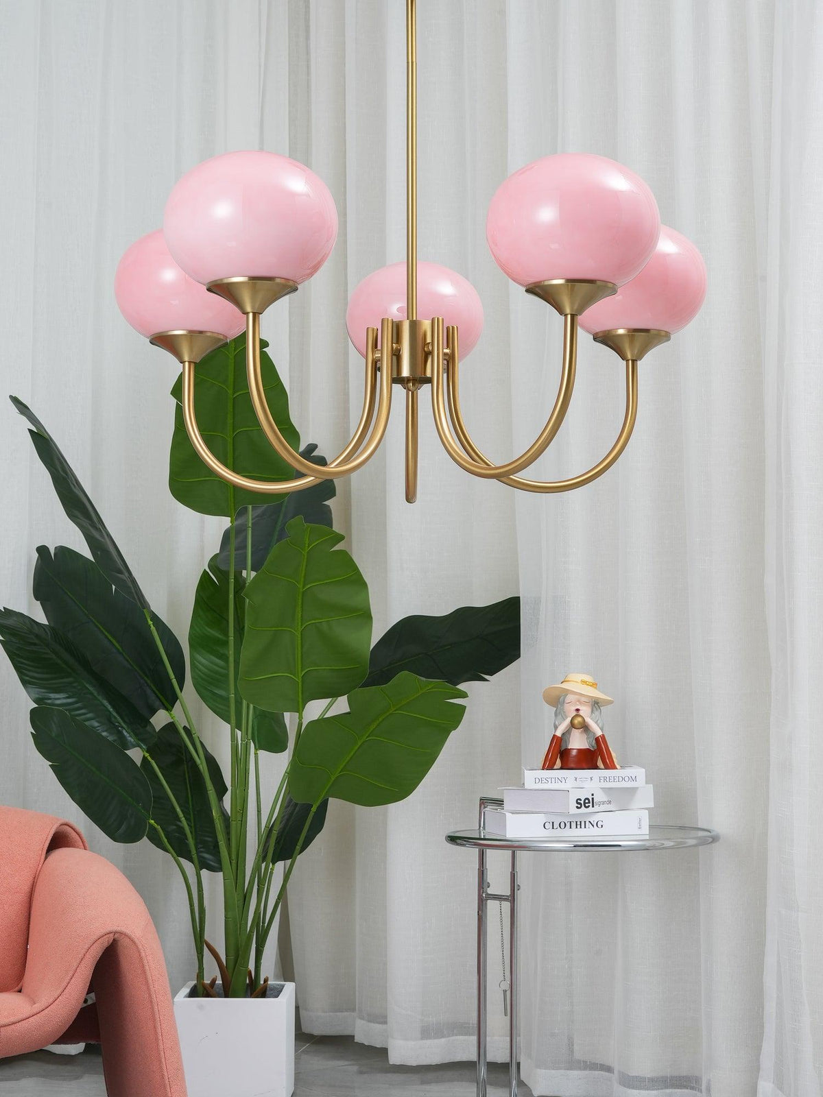 Gold Metal Ceiling Light Fixture