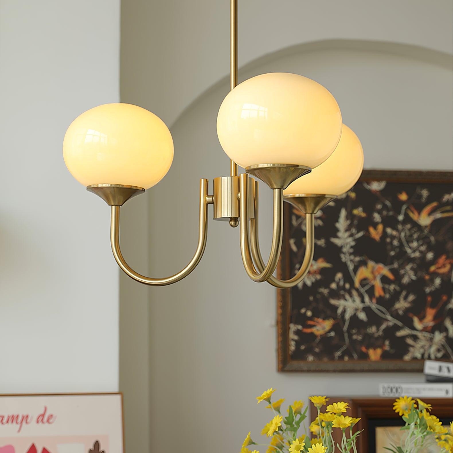 Gold Metal Ceiling Light Fixture