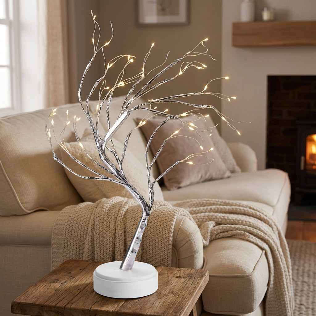 Fayrleaf-Inspired Decorative Lamp for Tabletop Use
