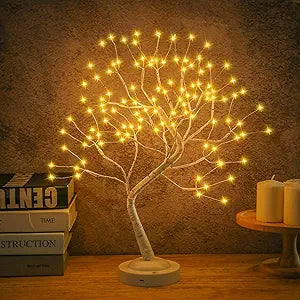 Fayrleaf-Inspired Decorative Lamp for Tabletop Use