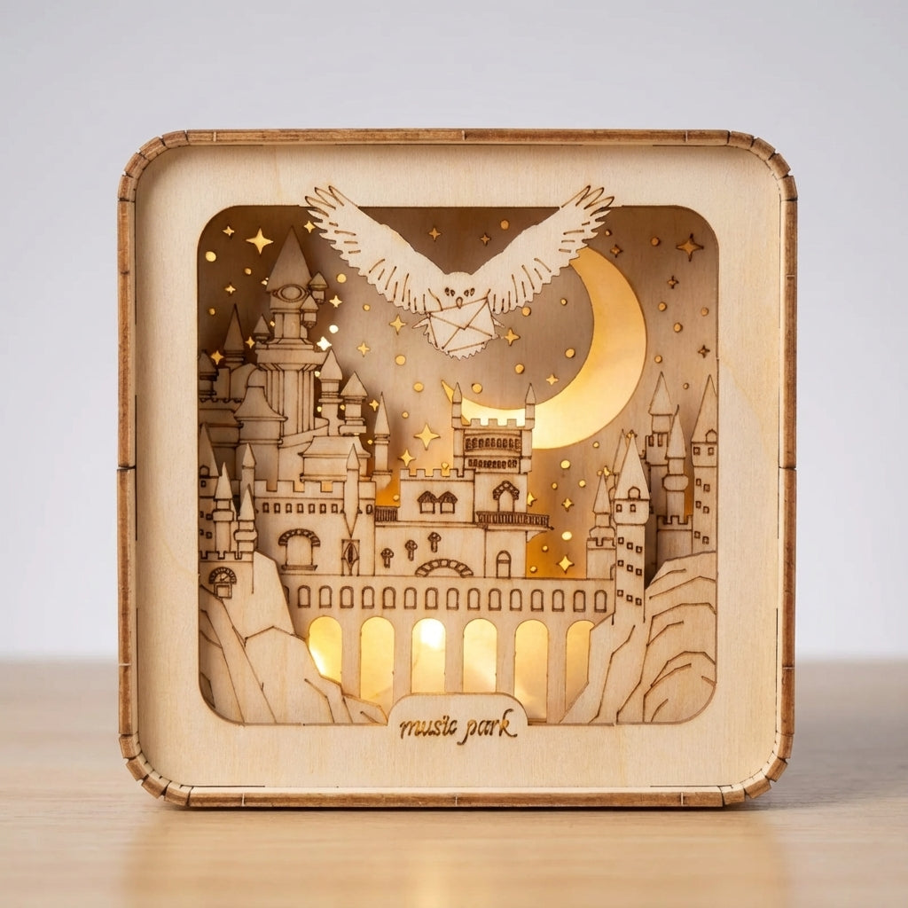 Tabletop Decorative Scene Box - SolaceCube
