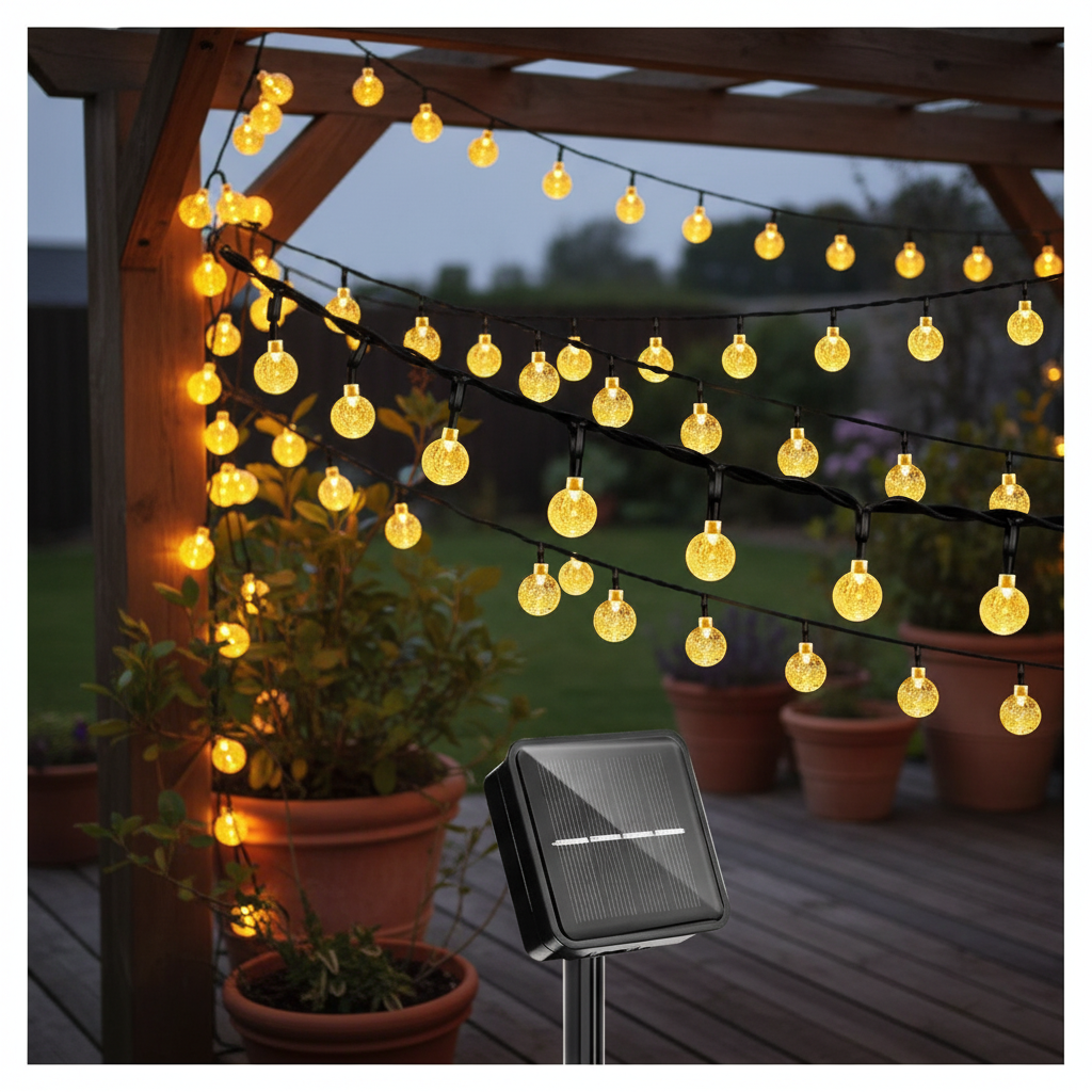 Weather-Resistant Decorative Globe String Lights
