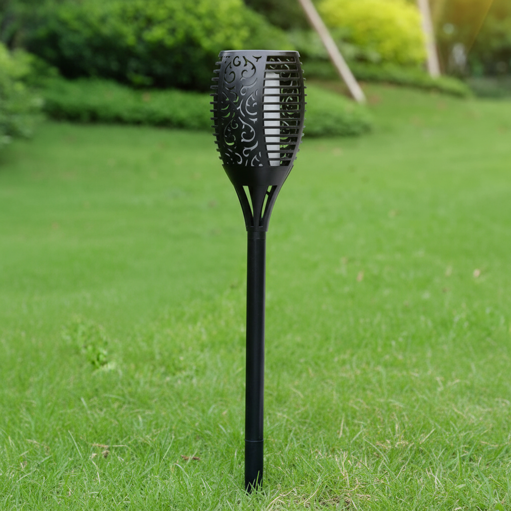 Solar-Powered LED Decorative Torch