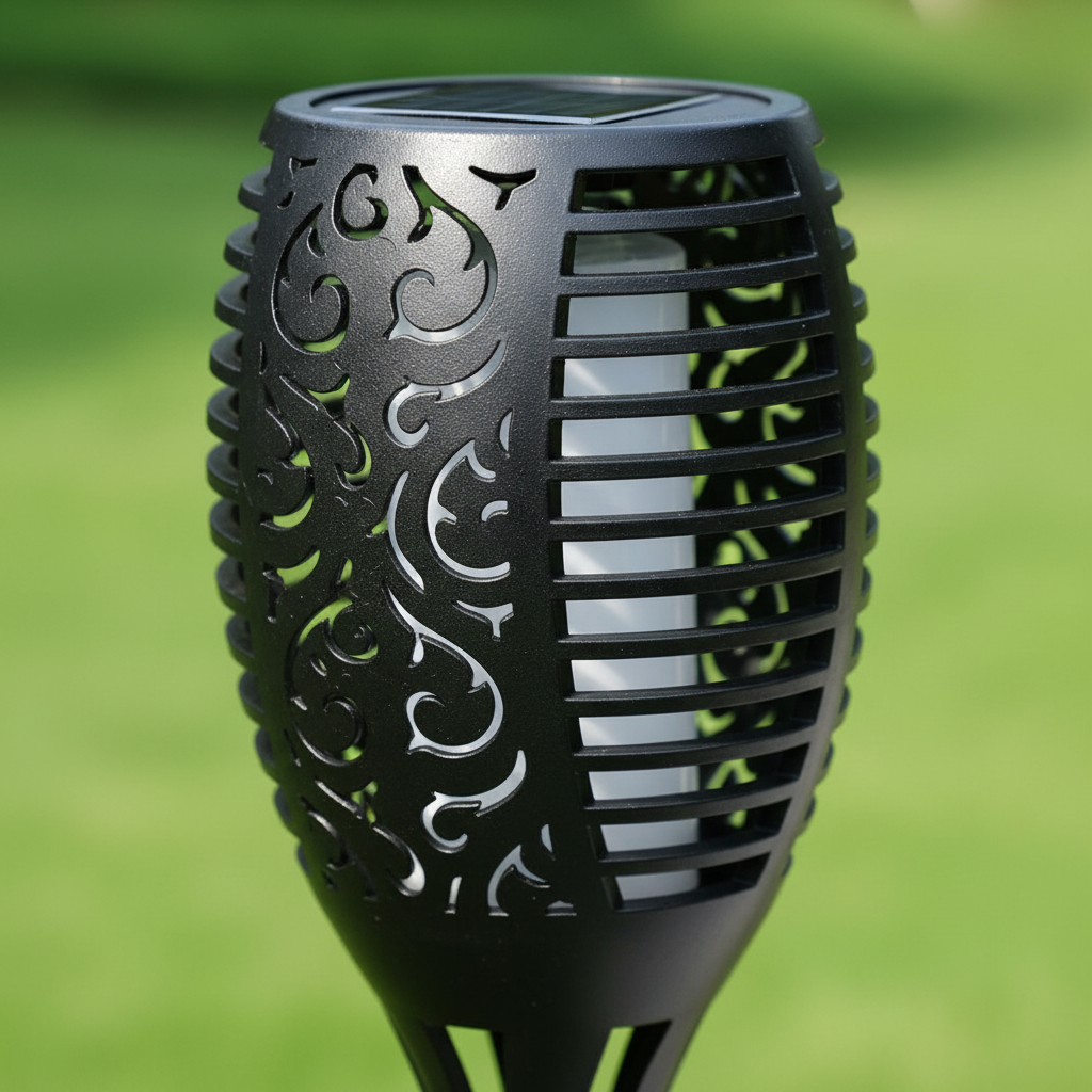 Solar-Powered LED Decorative Torch
