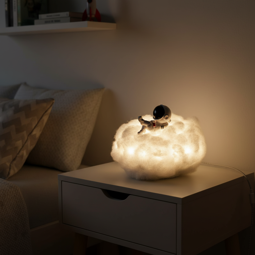 Children's Room Decorative Night Light - Cloud Shaped Lamp
