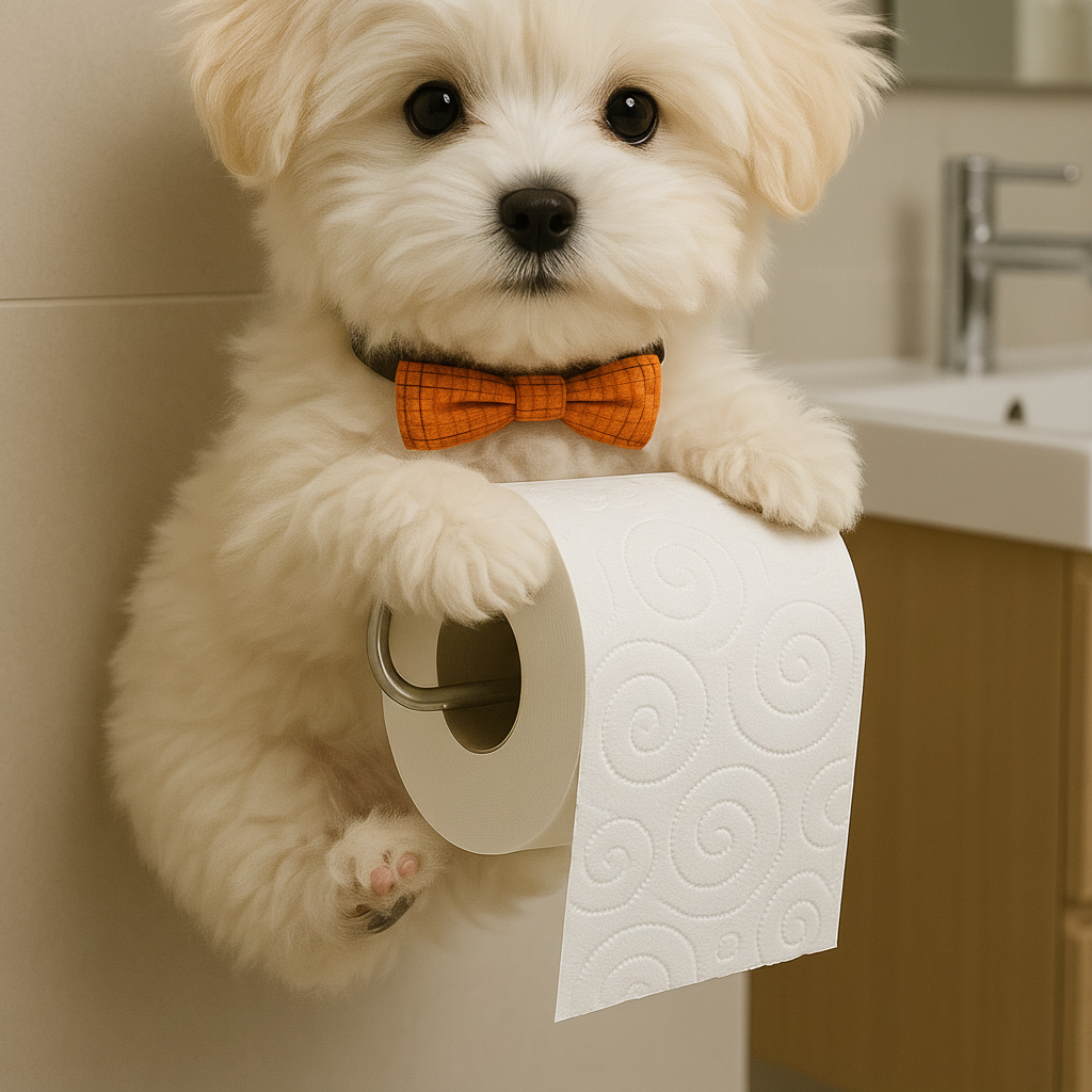 Dog-Shaped Decorative Holder for Home or Office