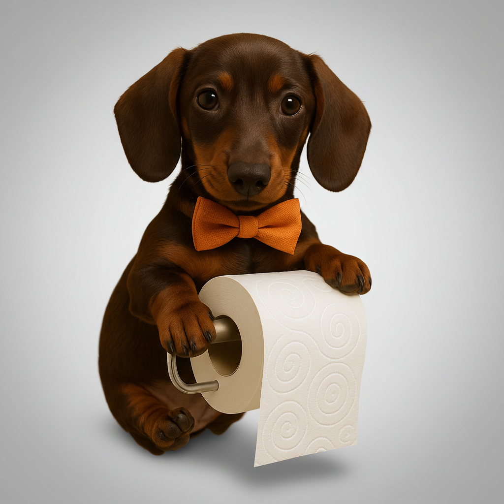 Dog-Shaped Decorative Holder for Home or Office