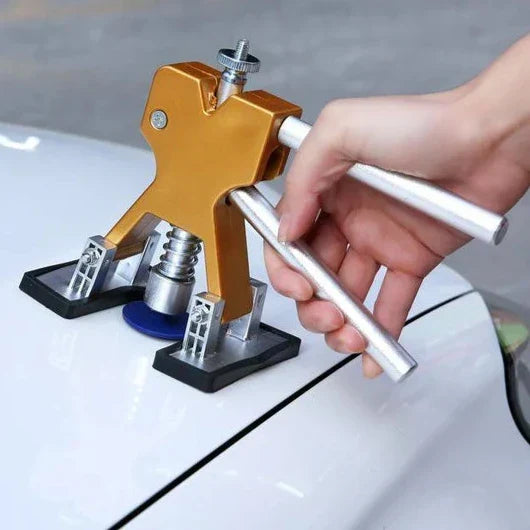 FlexiFix Adjustable Dent Remover Tool – Ultimate Car Repair Kit with 18 Glue Tabs