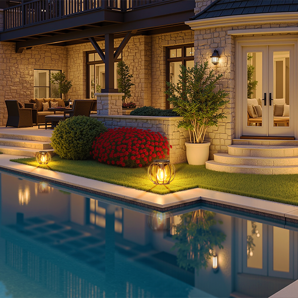 LumoSphere – Solar-Powered Hanging Garden Light