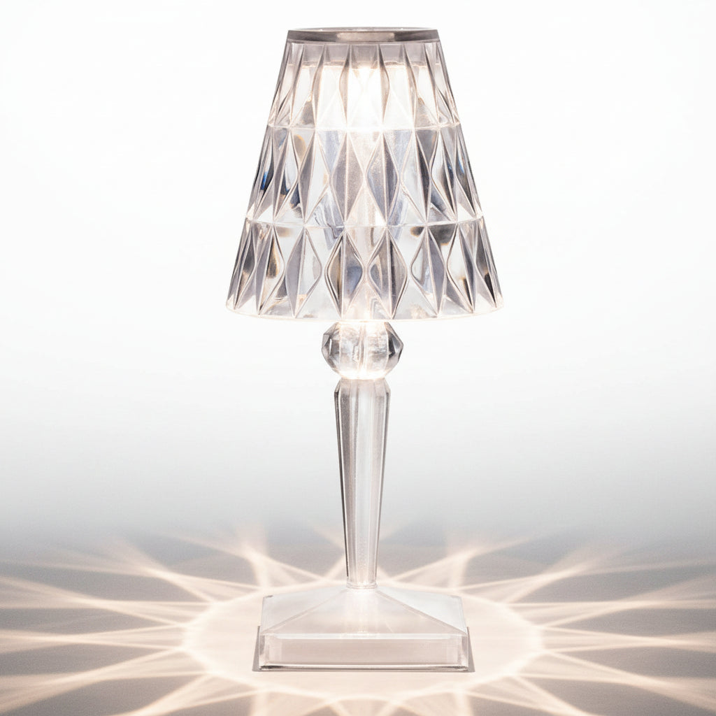 Rechargeable Gemstone Table Light for Modern Living Spaces