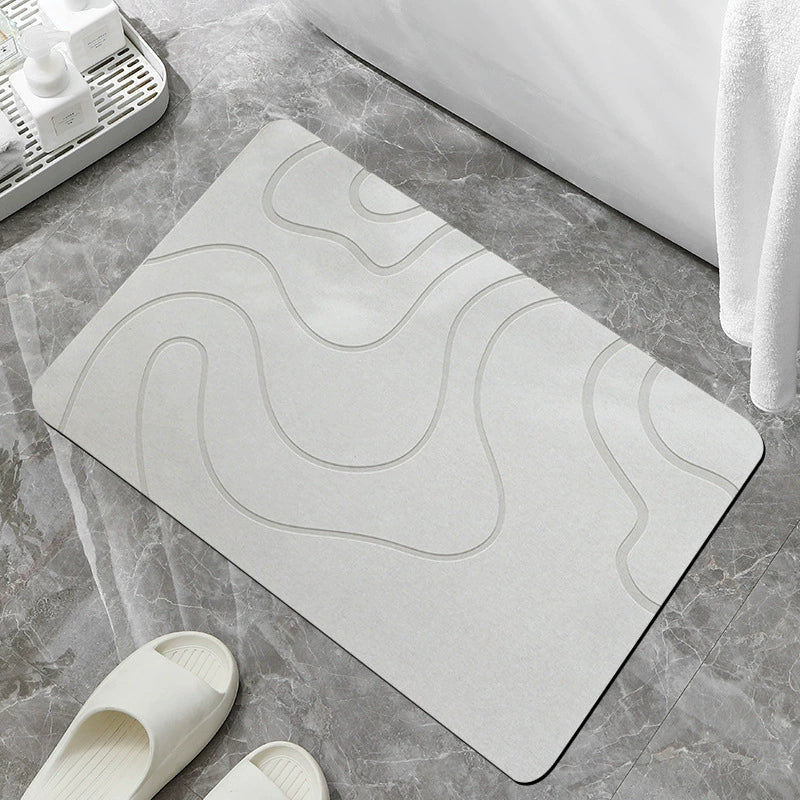Natural Moisture-Absorbing Bath Mat for Quick Drying